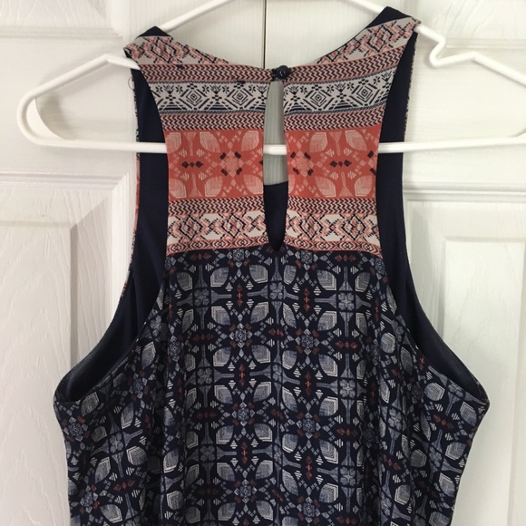 Maxi Dress small Gibson Latimar flowy side slits - Picture 5 of 8